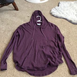 Line long sleeve hoodie.